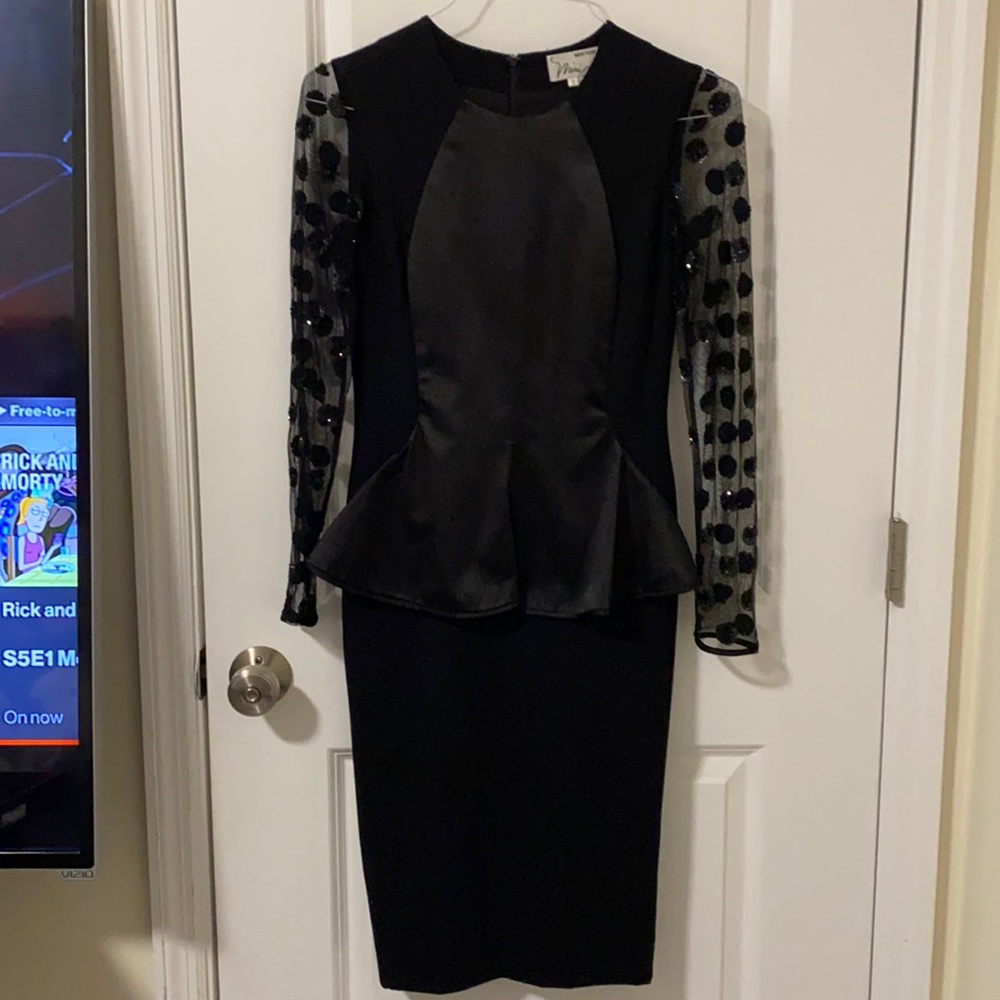 Size 2 custom black dress